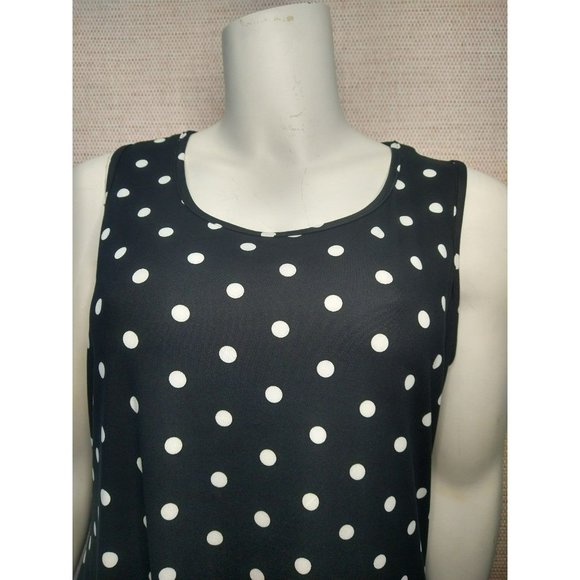 Plus size Polka dotted Maxi Dress Beach Summer Vacay cover-up front tie - Picture 2 of 9